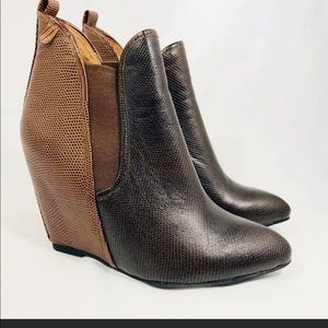 Vintage by Jeffrey Campbell Harrison Wedge Booties